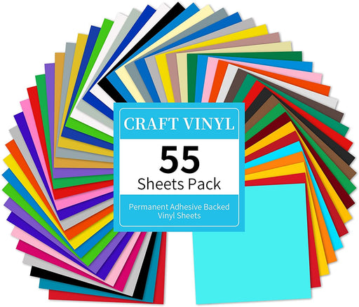 PerfectCut - Craft Vinyl - Permanent Adhesive Vinyl - 40 Sheet Bundle -  Vinyl Me Now
