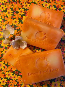 Orange Oatmeal Handmade Bar Soap