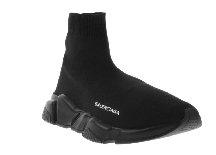 balenciaga speed trainer black black