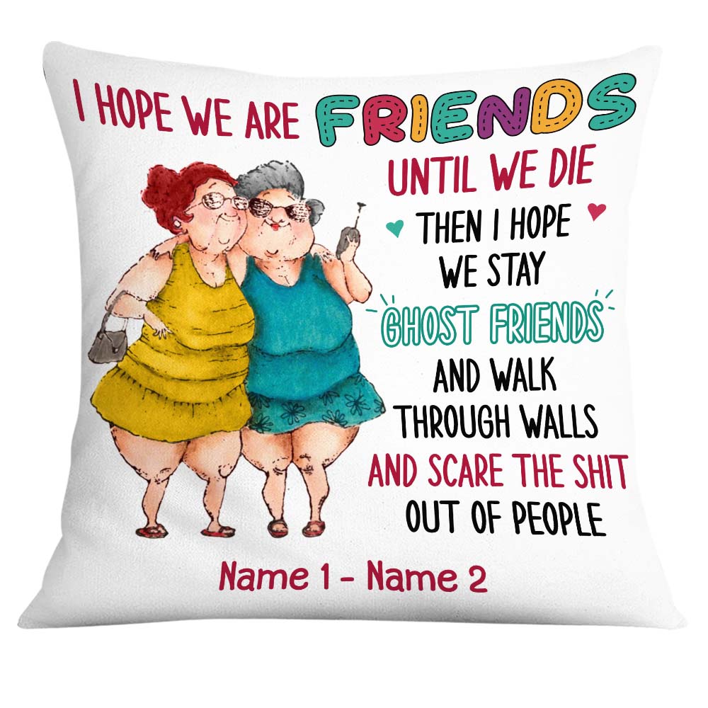 Personalized We'll Be Friends Until We're Old Canvas, Custom Photo Friendship  Gifts, Funny Gifts For Best Friend - Best Personalized Gifts For Everyone