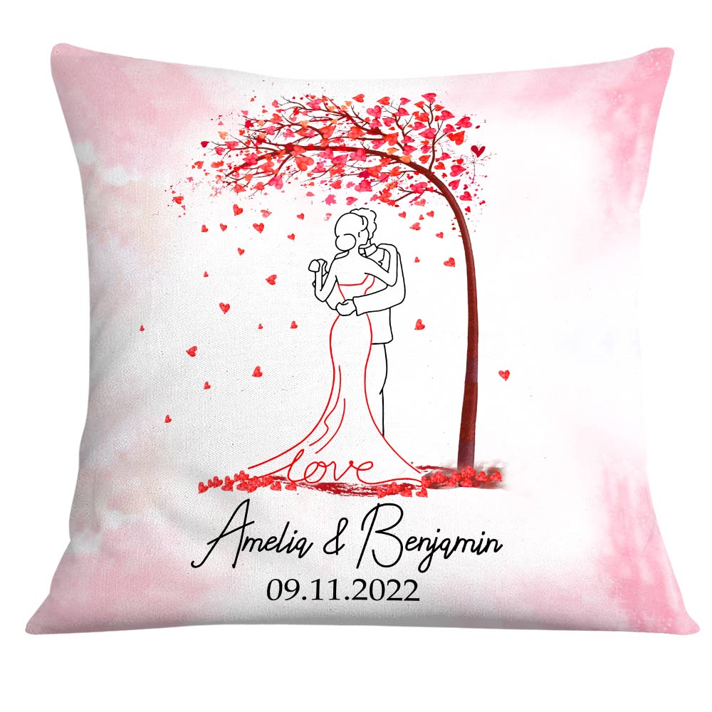 Wedding Gift for Bride Wedding Gifts Personalized Pillow Newlywed Gift –  EmmaAndTheBean