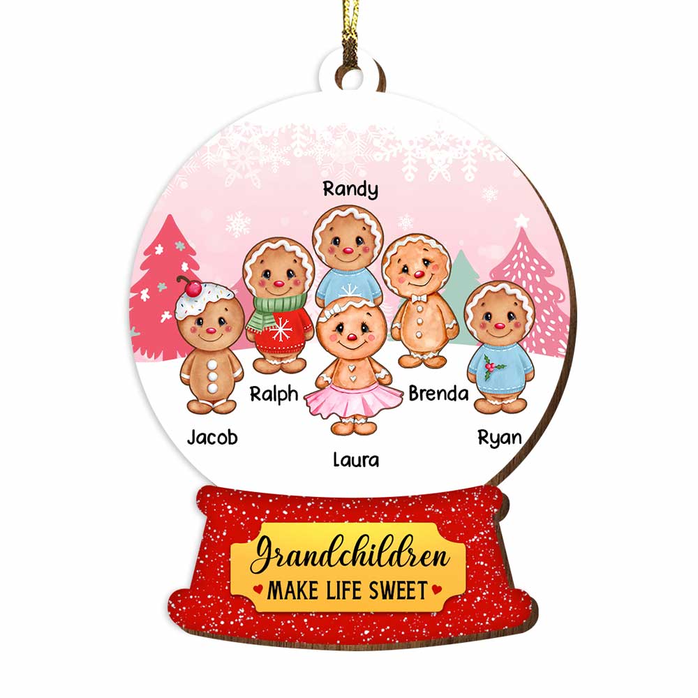 Personalized Christmas Grandma's Favorite Gifts Circle Ornament - Vikings  Warehouse