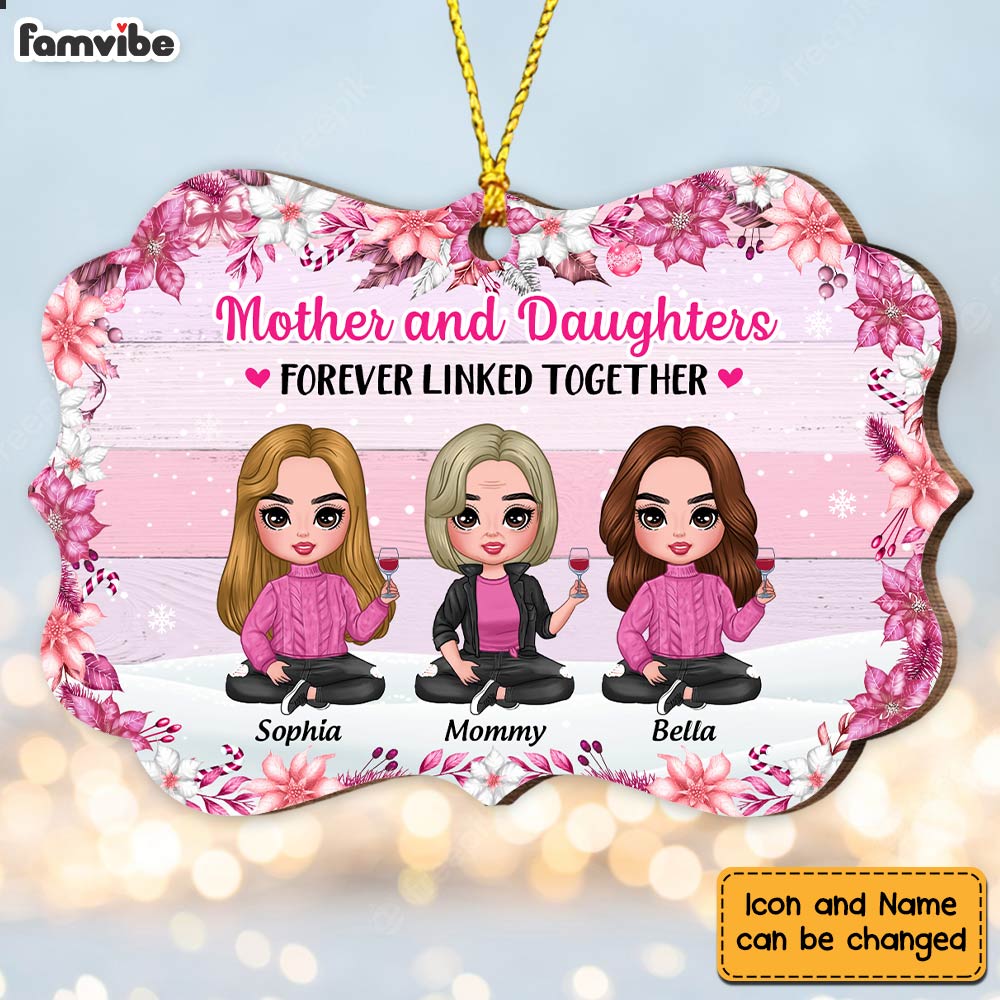 Forever Linked Together - Christmas Gift For Mother Daughter