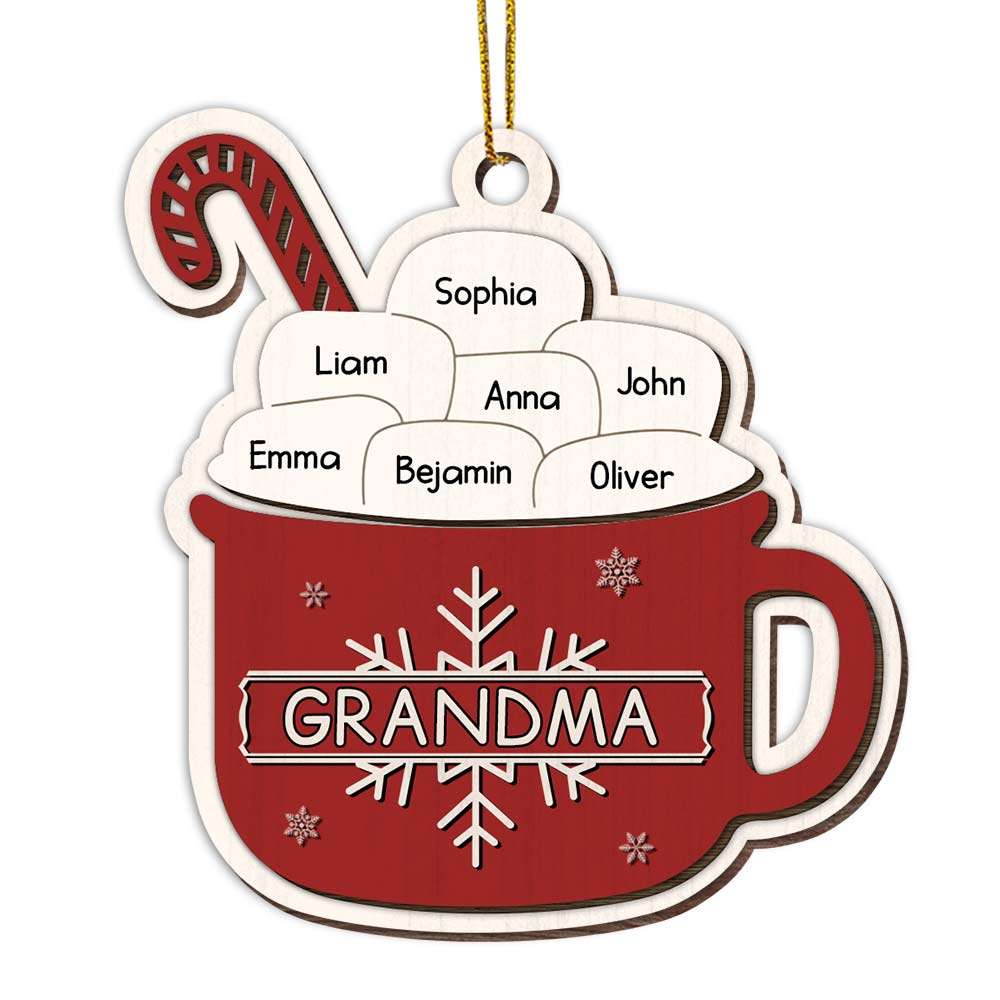 Personalized Christmas Grandma's Favorite Gifts Circle Ornament - Vikings  Warehouse