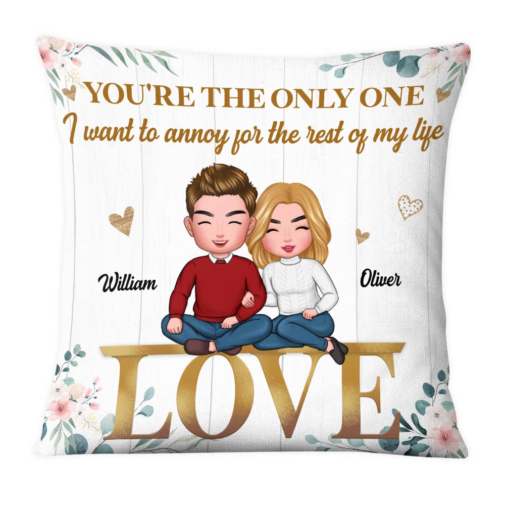 Love You Then Love You Still Wedding Photo Pillow Personalized, Gift For  Wife On Wedding Day, Wife Christmas Gifts - Best Personalized Gifts for