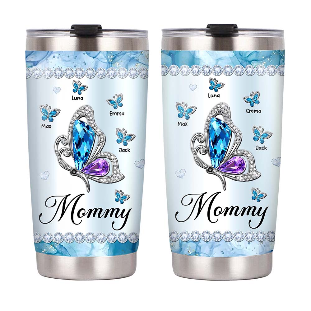 I Work Out Just Kidding - Engraved Stainless Steel Tumbler, Toddler Mom,  Cool Mom Tumbler
