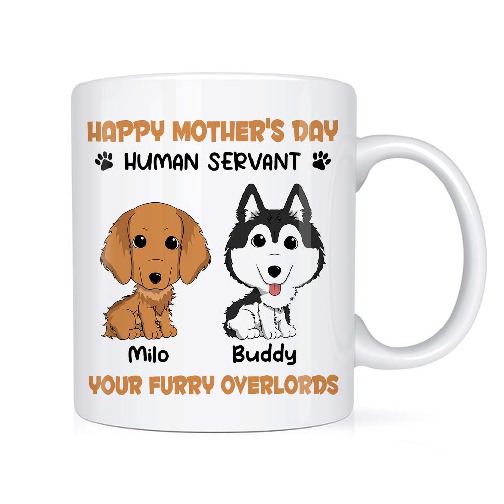 Personalized Happy Mother's Day Gift For Dog Mom Dog Lover Mug