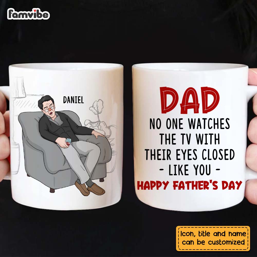 Personalized Gift For Dadasaurus Mug 25343 - Famvibe