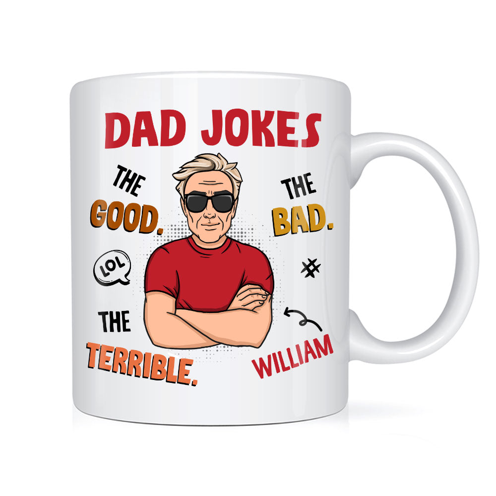 Personalized Gift For Dadasaurus Mug 25343 - Famvibe