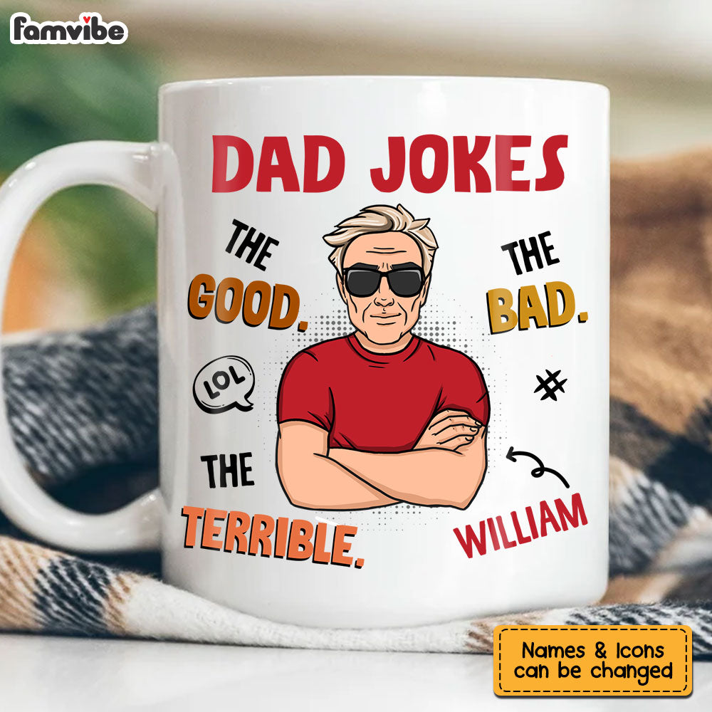 Personalized Gift For Dadasaurus Mug 25343 - Famvibe