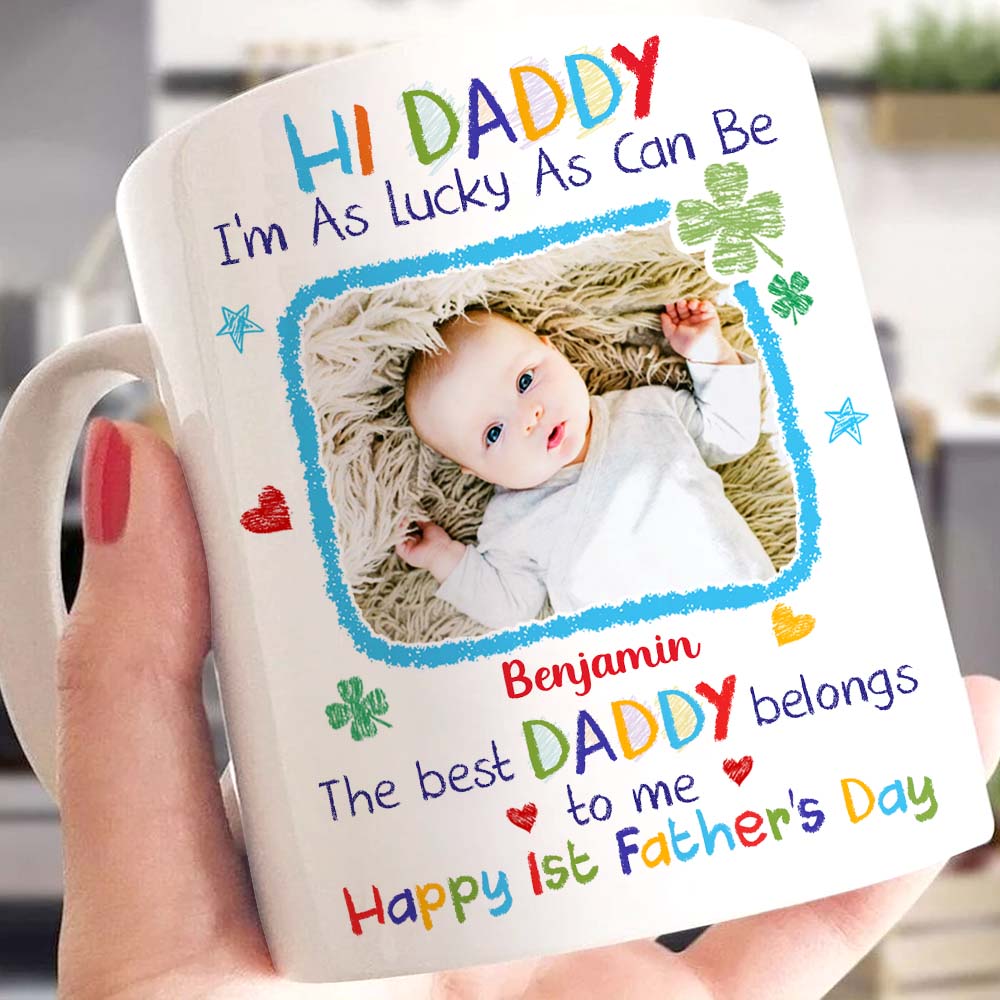 New Dad Gift Ideas 1st Father's Day Gift From Baby - Oh Canvas, Dad Gift -  valleyresorts.co.uk
