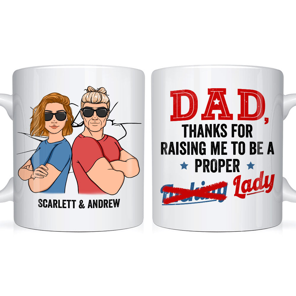 Personalized Gift For Dadasaurus Mug 25343 - Famvibe