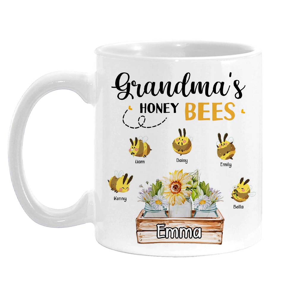 Personalized Bee Coffee Mug Honeybee Mug Bee Coffee Cup for Women