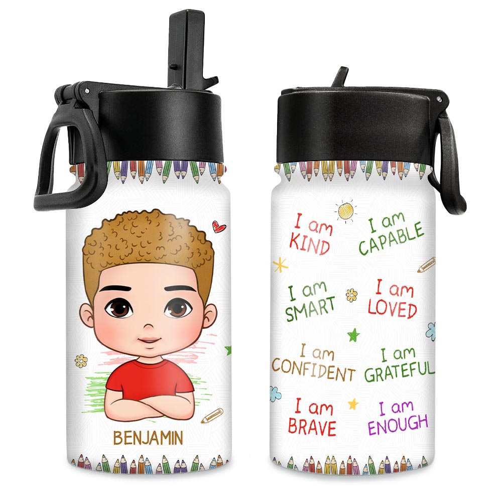 Ballerina Personalized 20 oz Kids Water Bottles