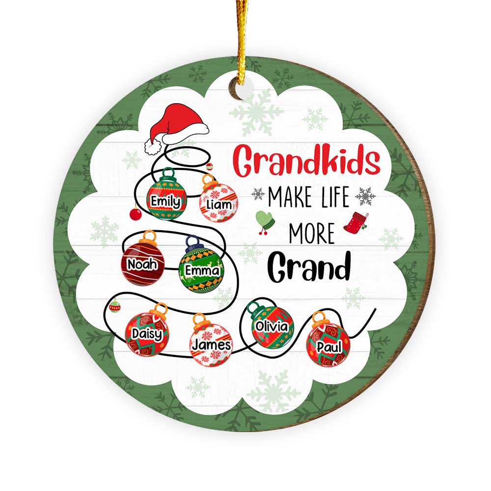 We Take After Our Grandma Personalized Funny Grandkids Ornament, Christmas  Gift For Grandma - Limotees