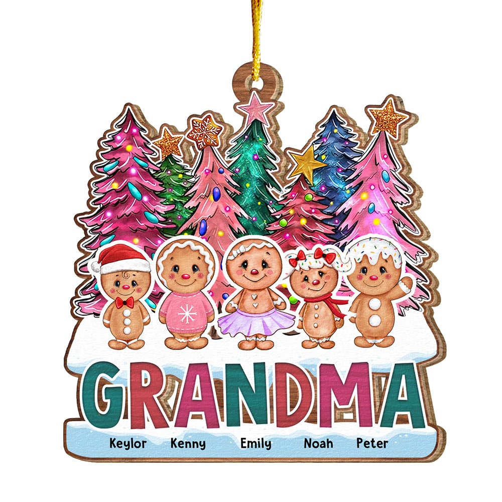 Personalized 'Little Santas' Grandma Ornament: Festive Gift for Grandma -  Famvibe