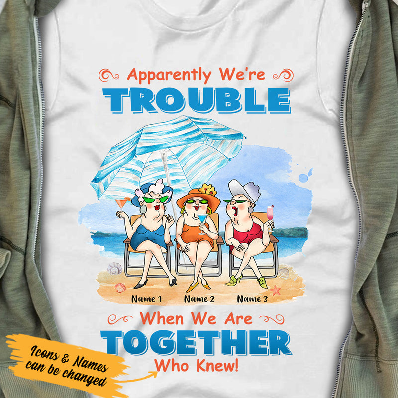 Personalized Summer Beach Friends T Shirt JL11 87O36 - Famvibe Store