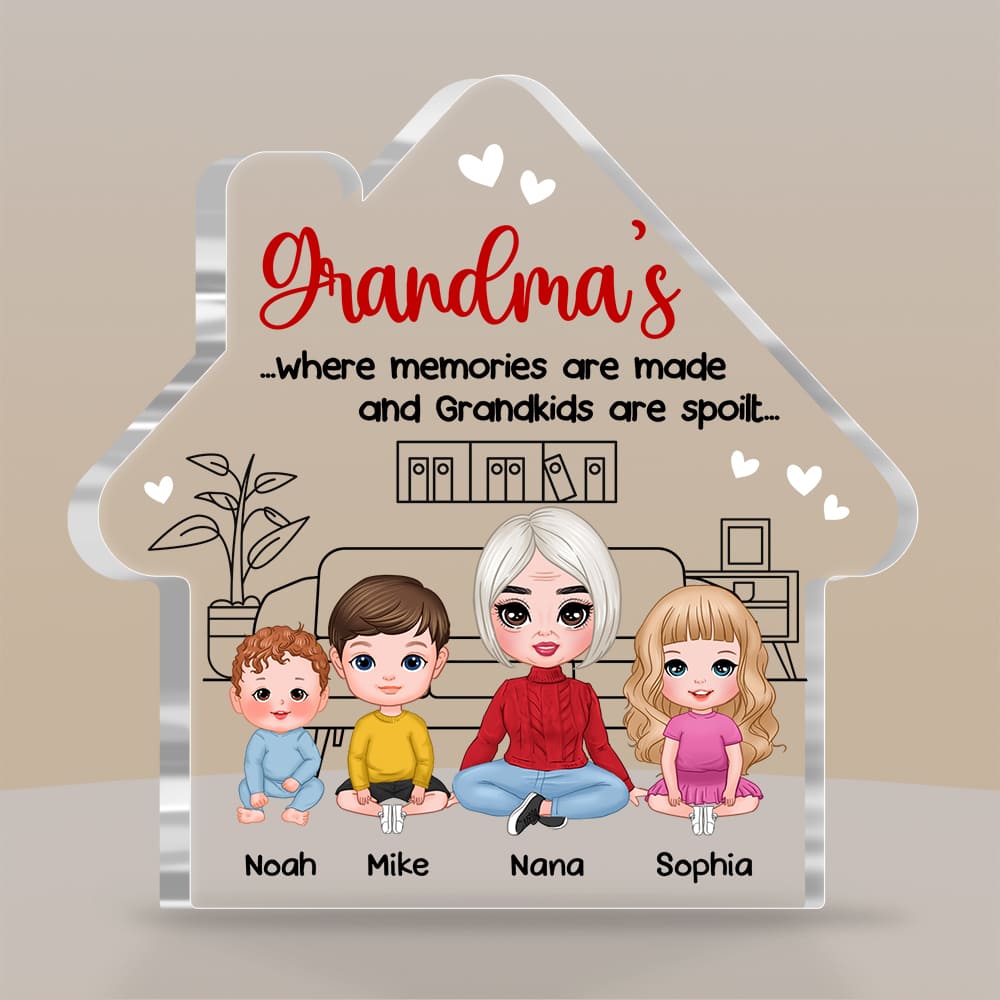 Personalized Gift For Grandma From Grandkids, Mother's Day Gifts