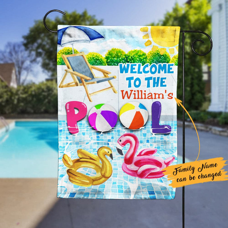 Download Personalized Pool Garden Flag Jn241 95o53 Famvibe Store