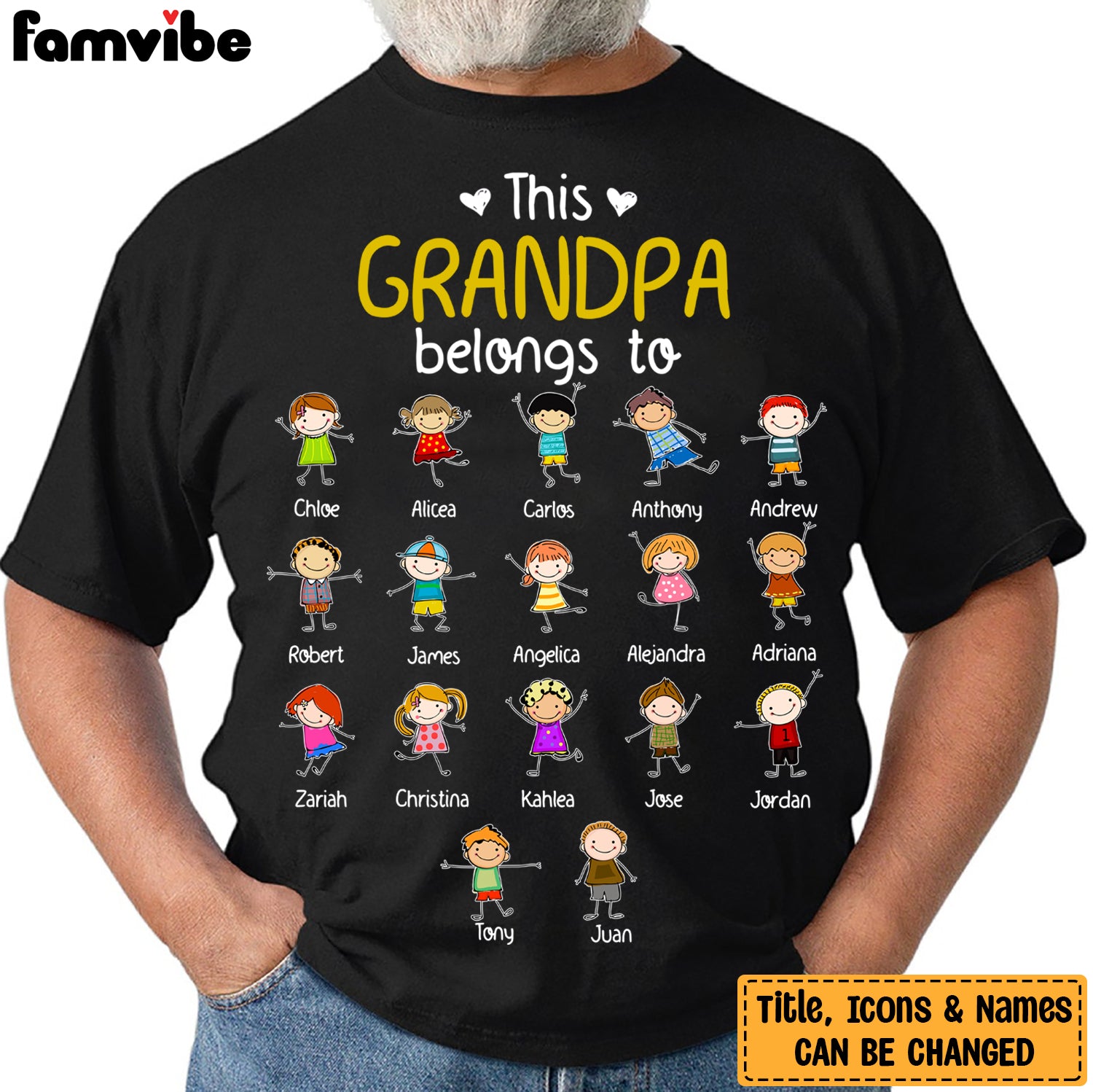 Personalized Gift Idea, Custom Family Gifts - Real Cool Grandpa or Papa Old Man PersonalFury Fishing T Shirt, Pullover Hoodie / Navy Color / 4XL