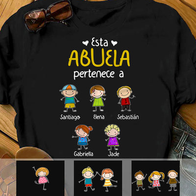 Download Personalized Abuelo Abuela Spanish Grandma Grandpa Belongs T Shirt Mr2 Famvibe Store