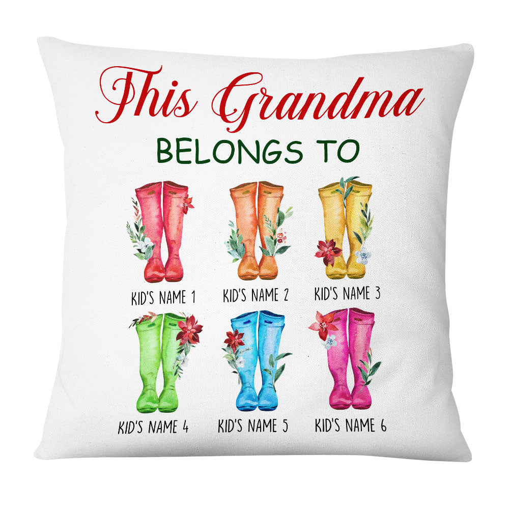 Grandma Postcard - Personalized Pillow (Insert Included) - Christmas G –  Macorner