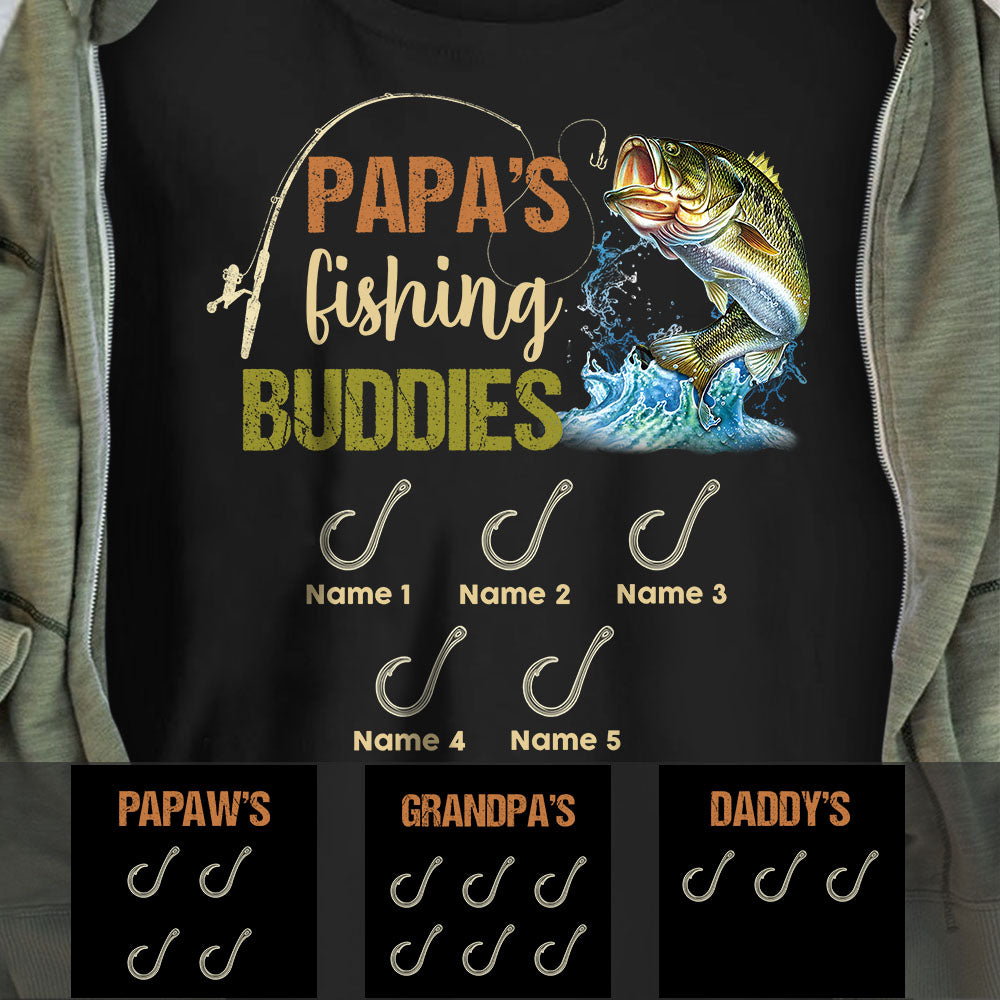 Personalized Reel Cool Grandpa Fishing Sweatshirt NB307 81O34 - Famvibe