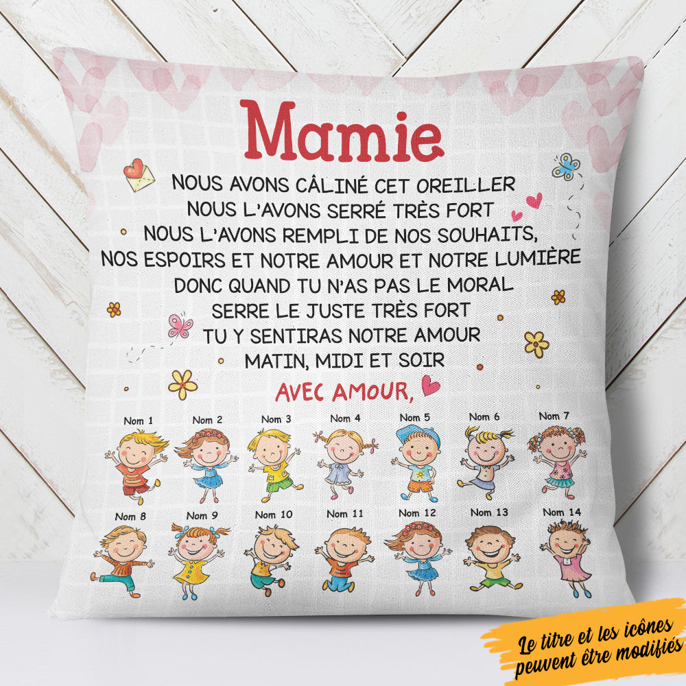 Personalized Mamie Maman Grandma Mom French Pillow Ap284 73o36 Famvibe Store