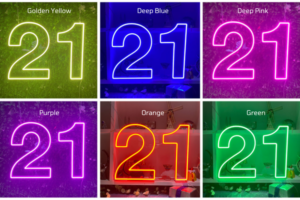 21 in 6 colours
