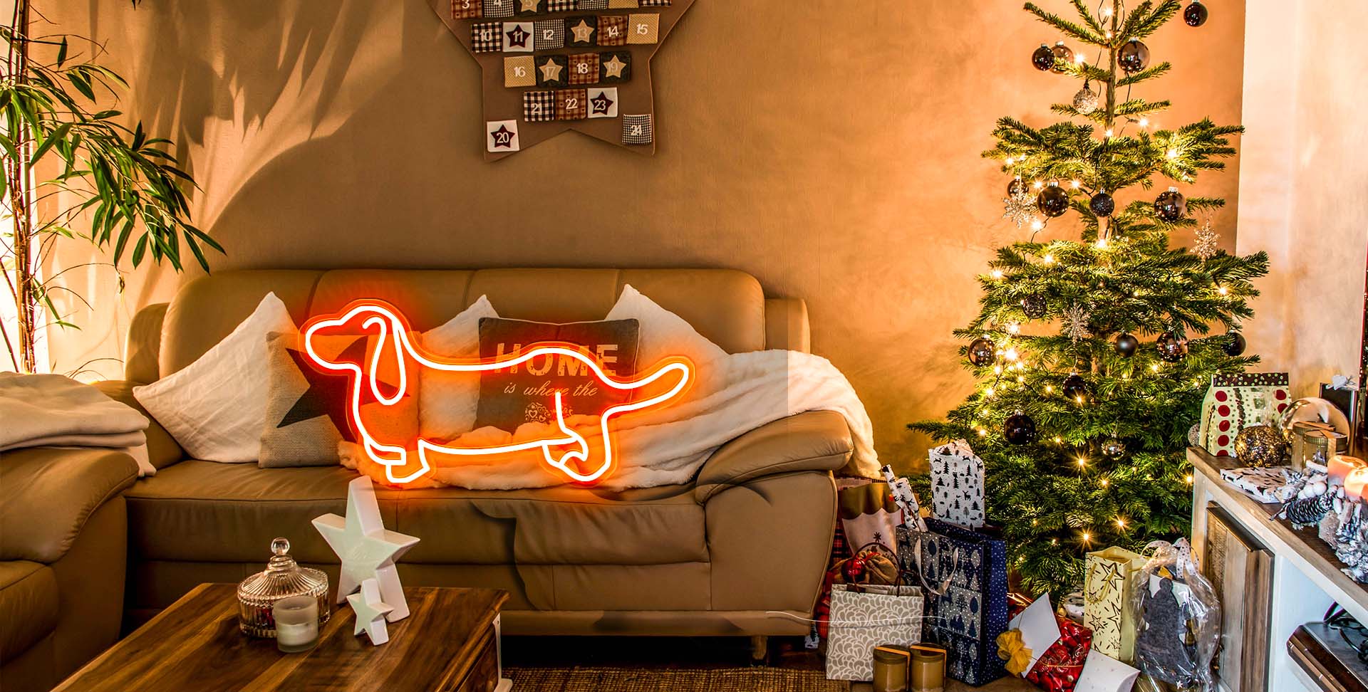 Dachshund Sausage Dog neon light