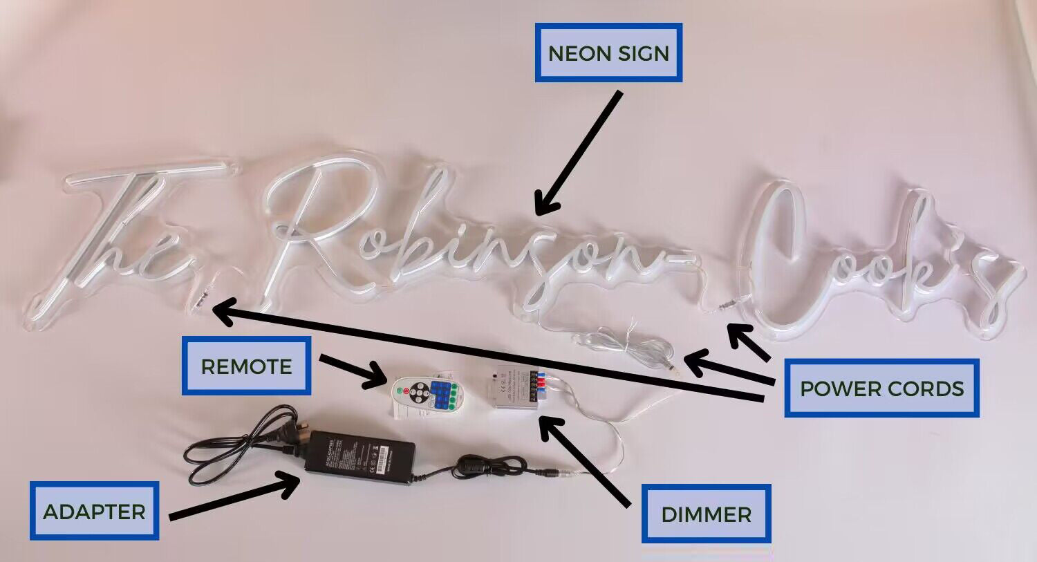 how to neon light connection