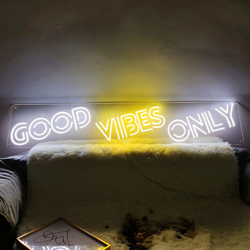 good vibe only neon