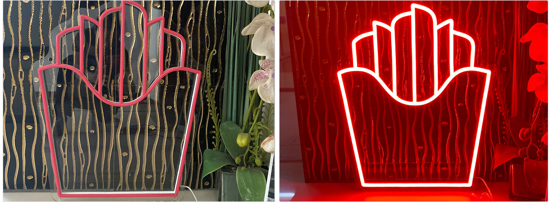 red neon signs