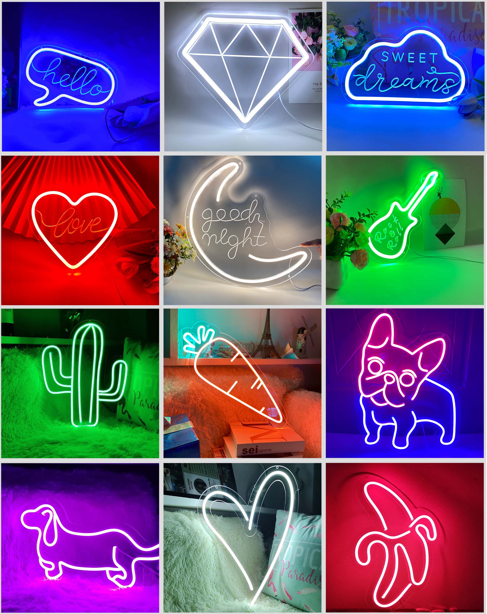 cute led neon sign