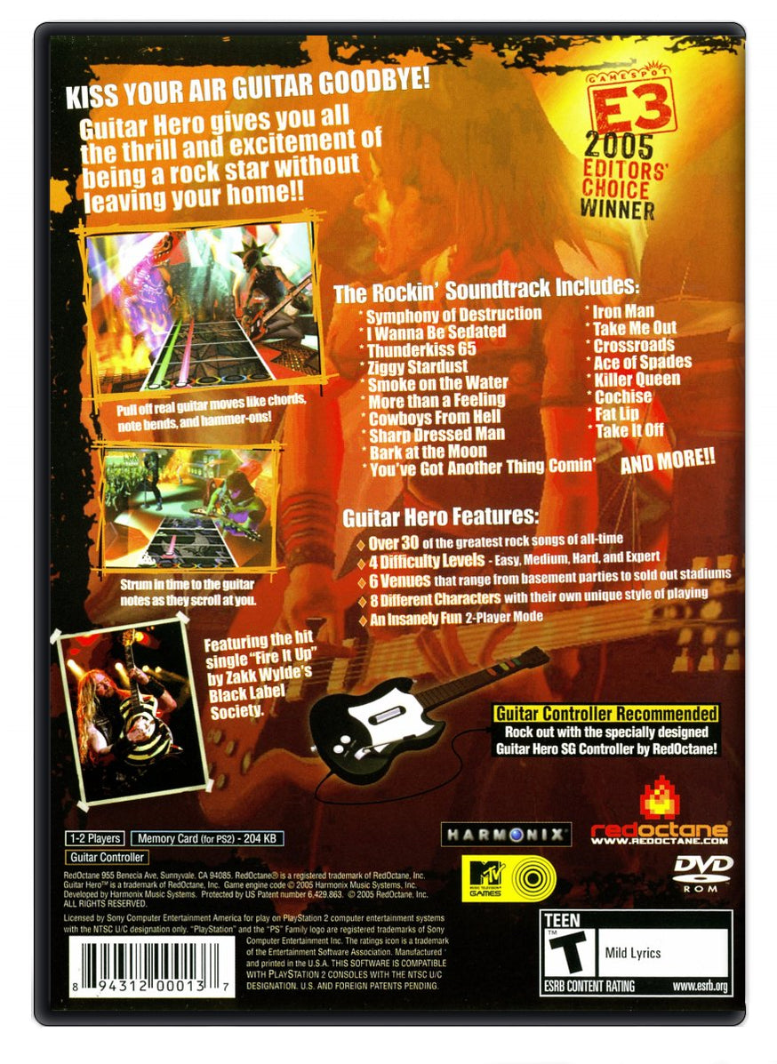 guitar hero world tour ps2 unlock all songs with controller