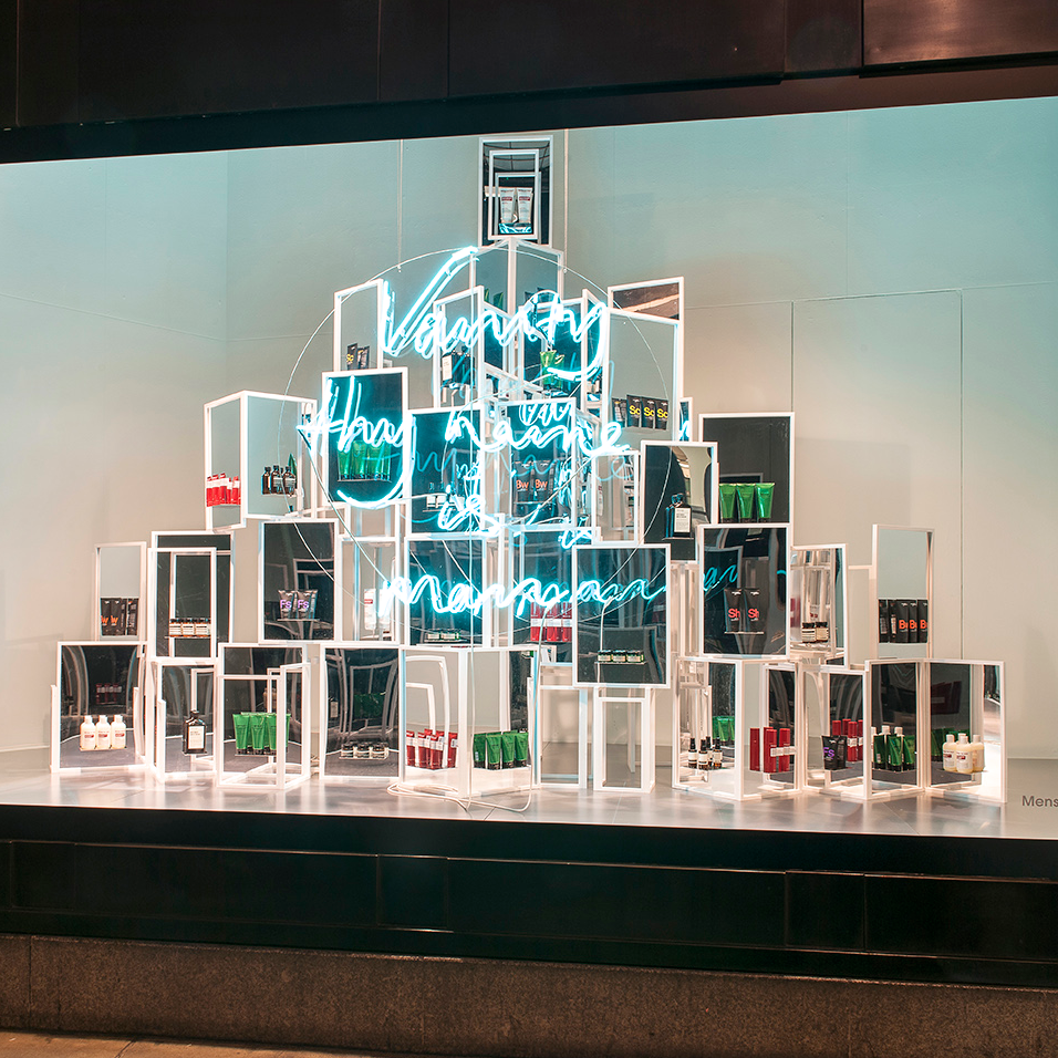 Window display by Plastock