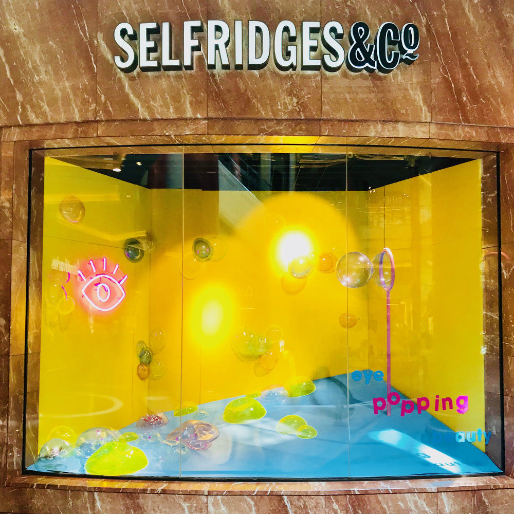 Selfridges & Co eye popping window display | Plastock