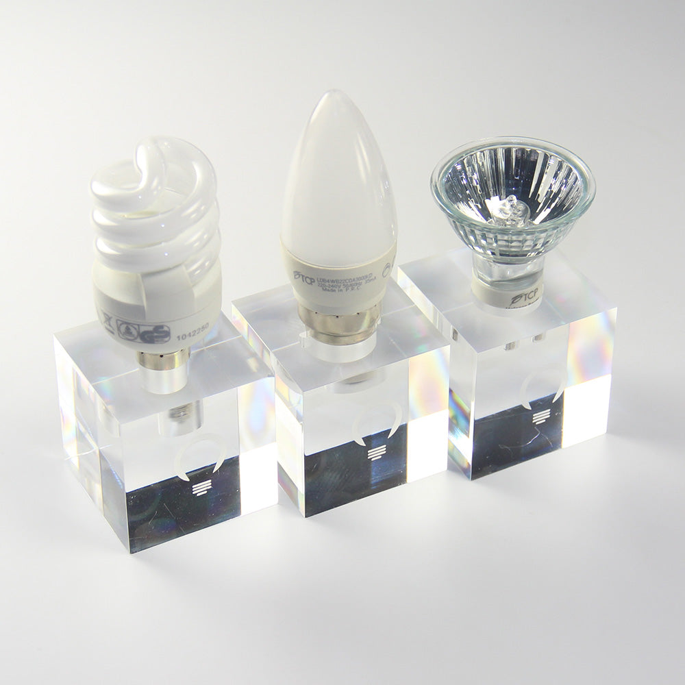 Acrylic fabricated lightbulb fittings | CNC turning | Plastock