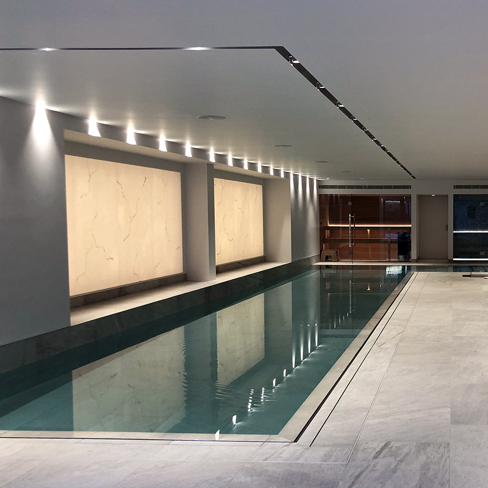 Infinity pool | Faux translucent stone | Plastock