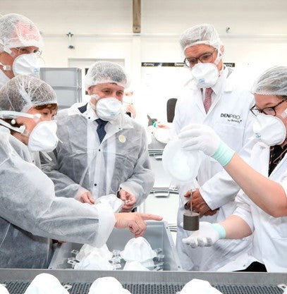 Engineers working on Medical Face Masks