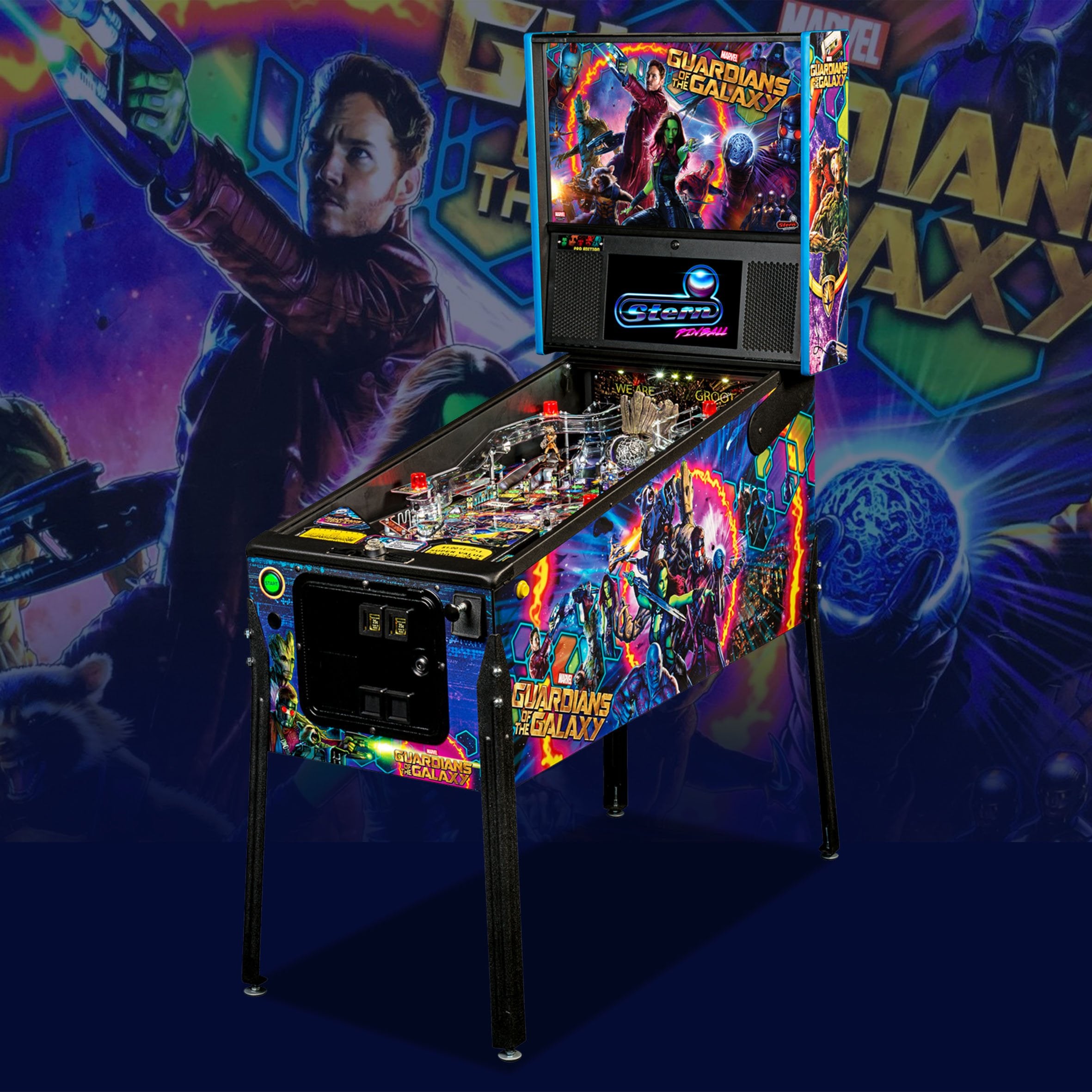 guardians of the galaxy pro pinball used