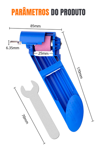 Afiador de broca e furadeira