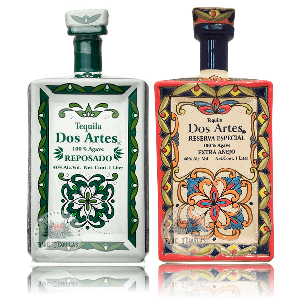 Dos Artes Extra Añejo/Reposado Combo pack Rare Tequilas