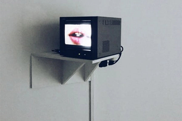 TV with lips on screen