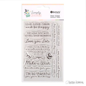 SIMPLY CHARMING | CLEAR STAMPS