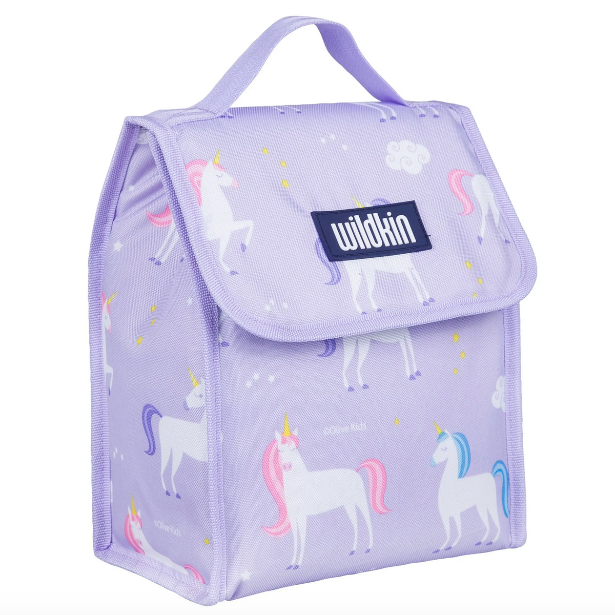 Wildkin Olive Kids Wild Animals Lunch Box - Green