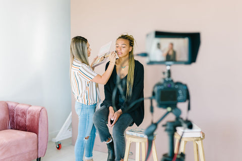 Beauty Professional Performing Beauty Services in her Studio | LashLift Store