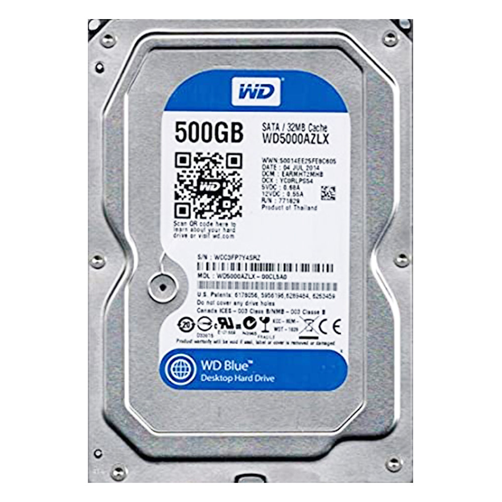 Western Digital WD5000AZLX - 500GB 7.2K RPM SATA 3.5" Hard Drive