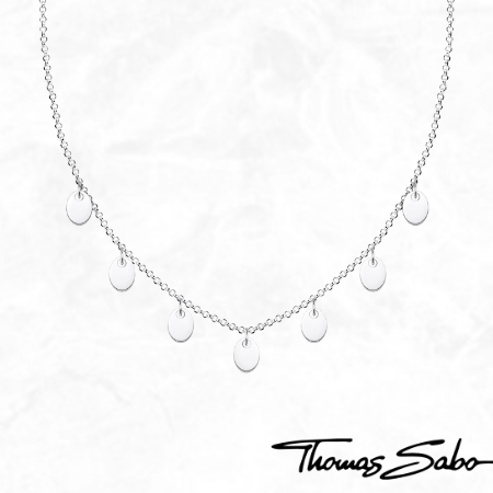 Thomas Sabo Sterling Silver Disk Necklace Fringe Jewellery Bohemian Style Free Shipping Ottawa Canada Toronto