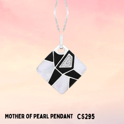 elegant enamel necklace perfect for mom or grandma this mother's day Ottawa True Bijoux